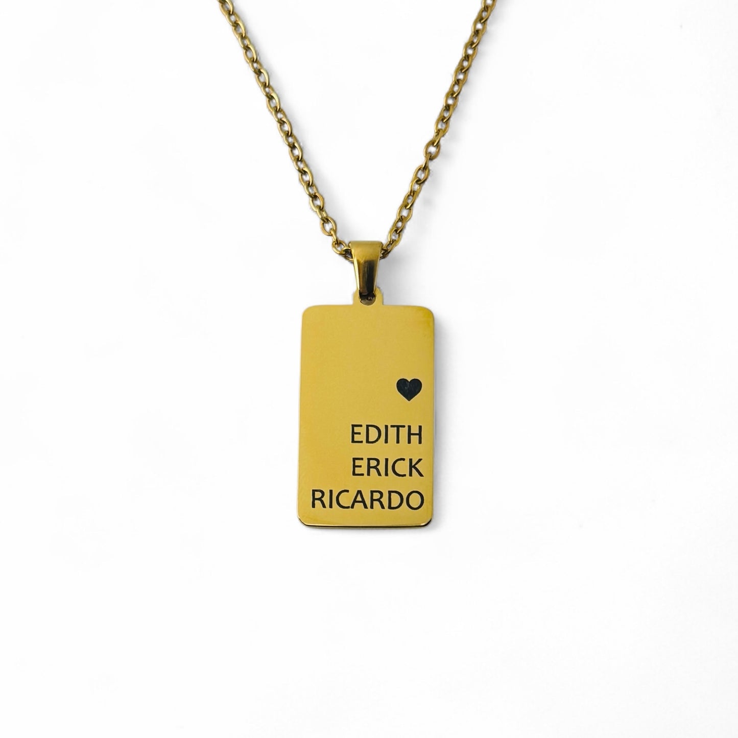 Collar personalizado con imagen - Cuadrado - Para Mamá.