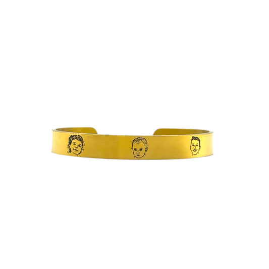 Brazalete con imágenes personalizadas