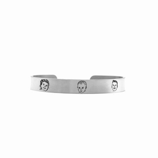 Brazalete con imágenes personalizadas